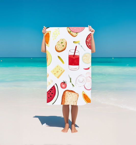 Balkangerichte im Urlaub Strandtuch nach bosnischer Art