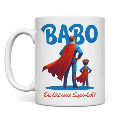 Kaffetasse Babo Superheld