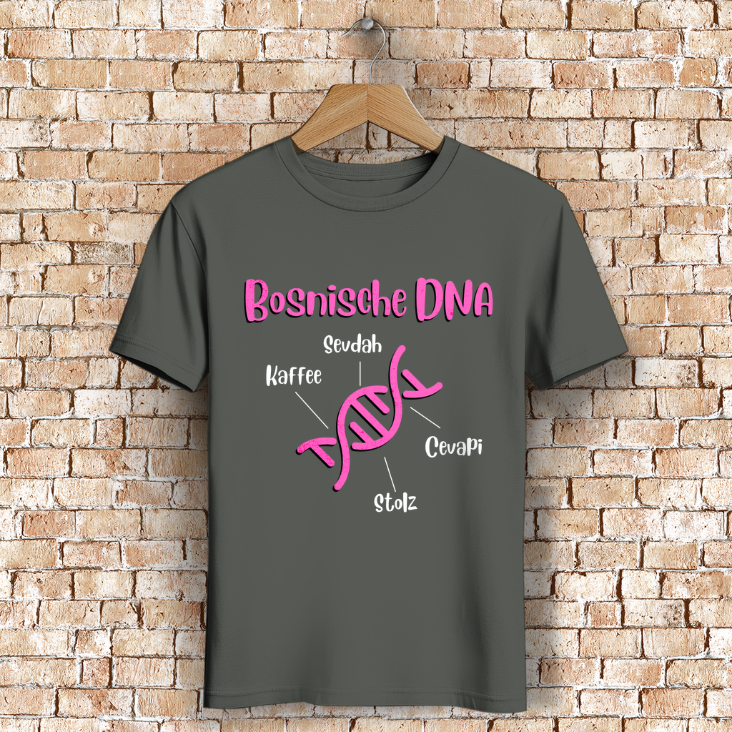 Bosnische DNA Herren Premium Bio T-Shirt