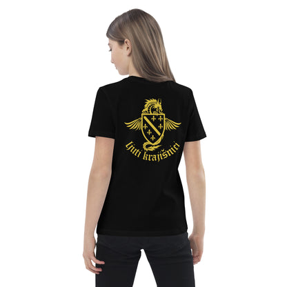 Kinder-T-Shirt aus Bio-Baumwolle mit Ljuti Krajisnici-Design
