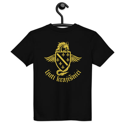 Kinder-T-Shirt aus Bio-Baumwolle mit Ljuti Krajisnici-Design
