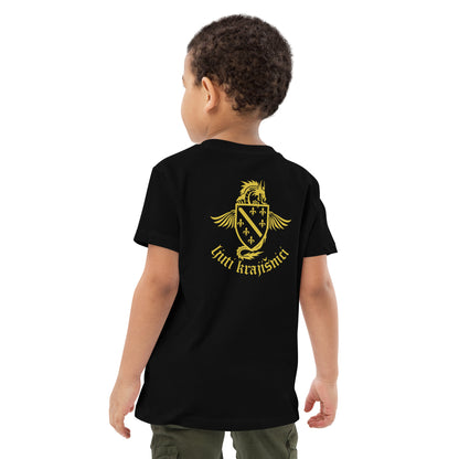Kinder-T-Shirt aus Bio-Baumwolle mit Ljuti Krajisnici-Design