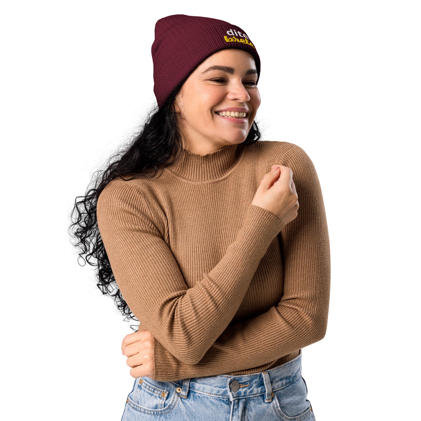 Bosnische unisex Bio-Gerippte Beanie-Mütze