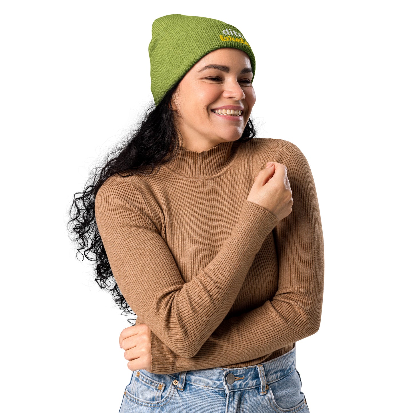 Bosnische unisex Bio-Gerippte Beanie-Mütze