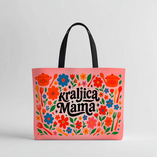 Mama kraljica Tote Bag