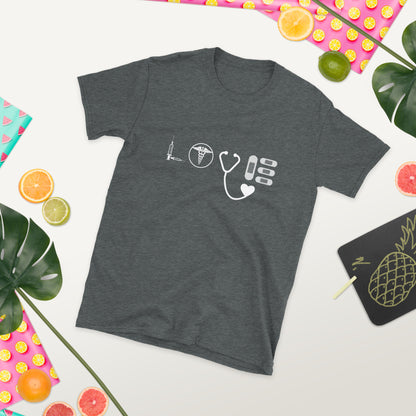 Krankenschwester lustiges Kurzarm-T-Shirt für Frauen