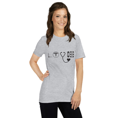 Krankenschwester lustiges Kurzarm-T-Shirt für Frauen