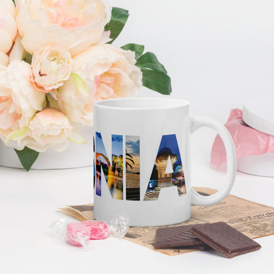 Bosnien Weiß glänzend Tee und Kaffeebecher
